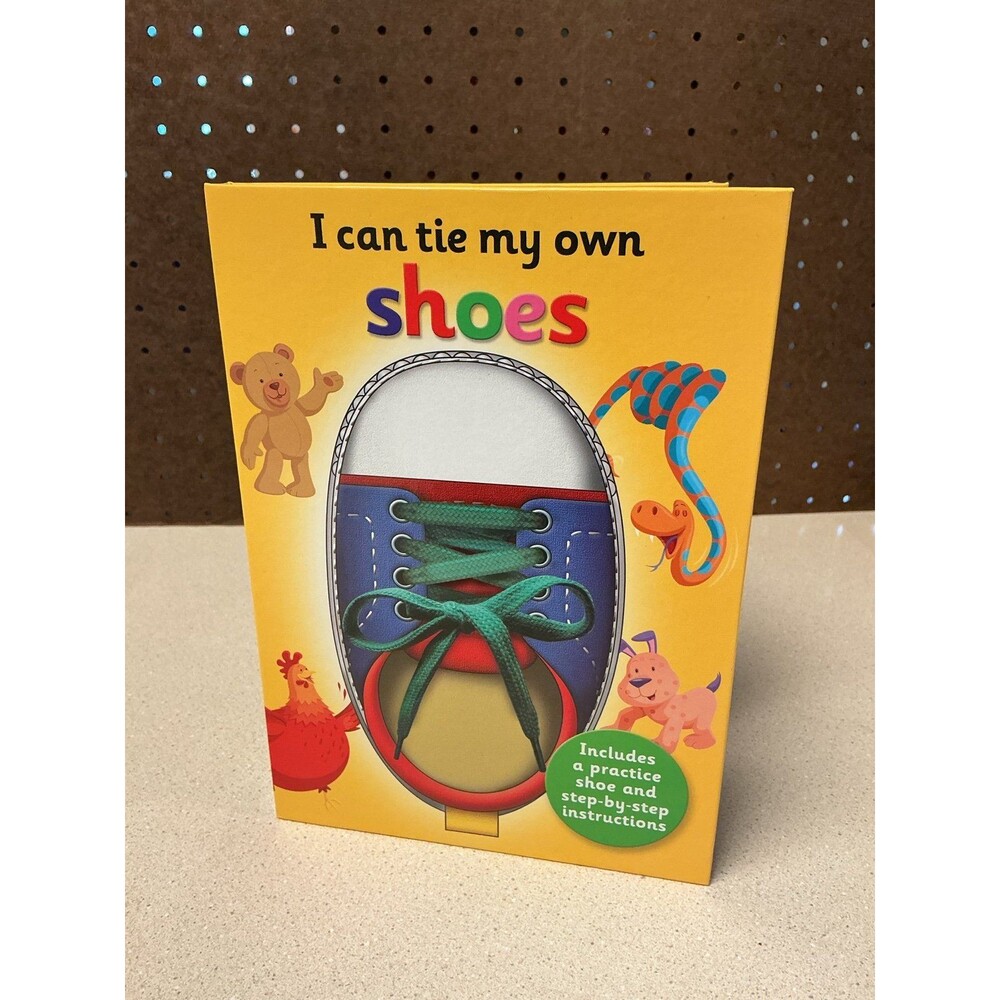 I Can Tie My Own Shoes Practice Book with Step-by-Step Instructions